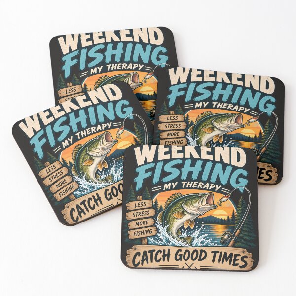 Item preview, Weekend Fishing Is My Therapy – Fishing Gift designed and sold by MiSuPa Studio.