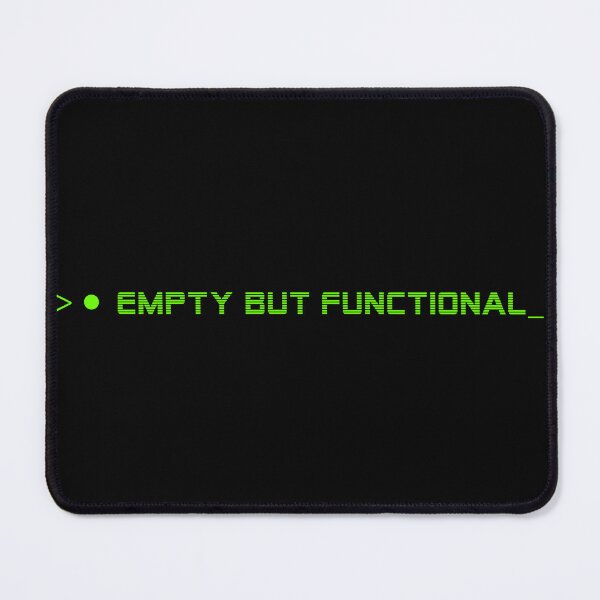 Item preview, EMPTY BUT FUNCTIONAL— HUMAN ERROR Collection | Modern Survival Humor designed and sold by N72 Heritage.