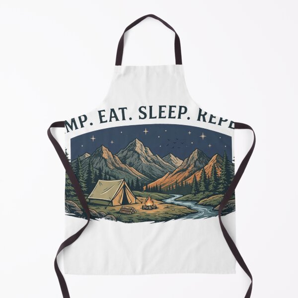 Item preview, Camp Eat Sleep Repeat Camping designed and sold by Clintora.