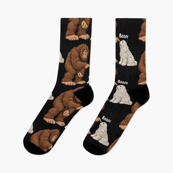 Item preview, Bigfoot and Komondor Boop Fun Design Sasquatch designed and sold by rafaeltto.
