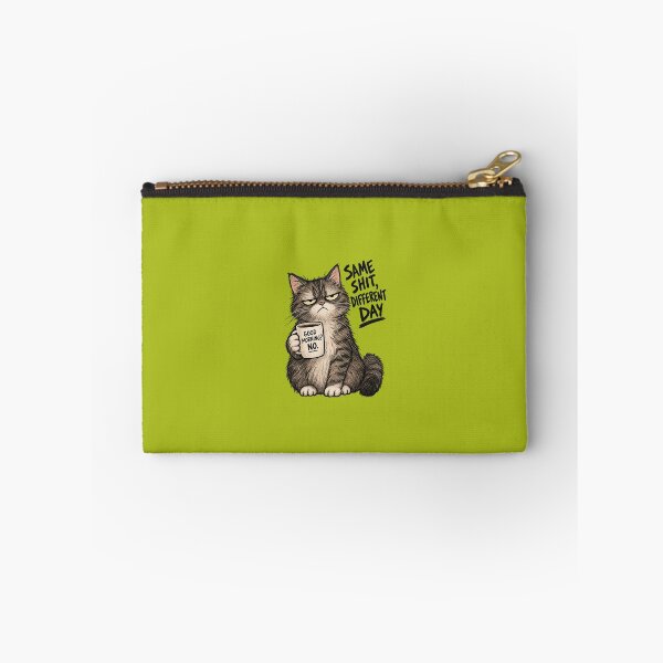 Item preview, Same Shit Different Day — Sarcastic Coffee Cat designed and sold by CROFTARTS.