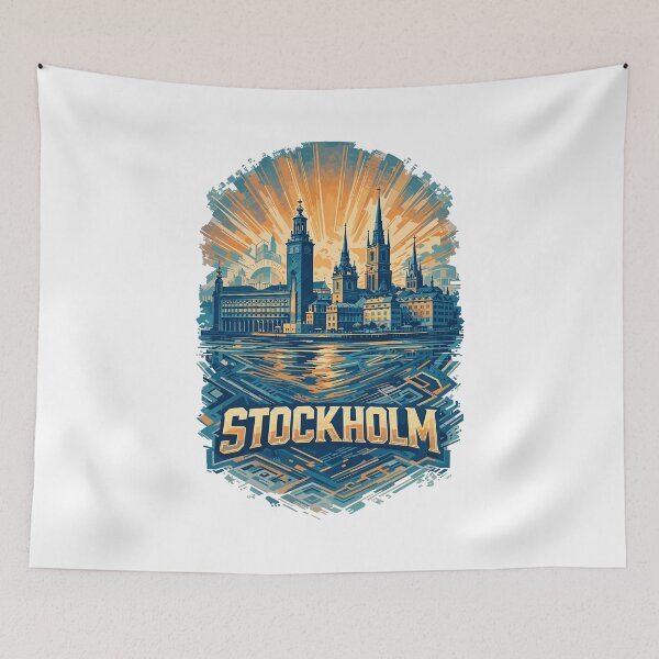 Item preview, Stockholm Silhouette – Pride of my home designed and sold by Pineapple-Tree.