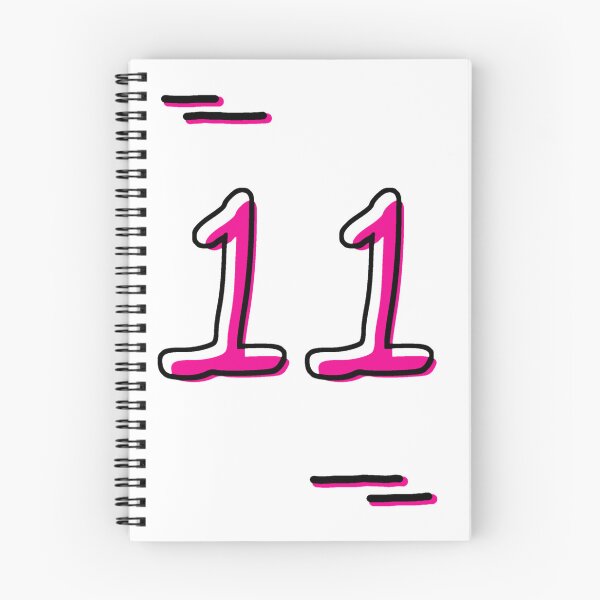 Item preview, Number 11 - Bold Pink Artistic Numeral Design designed and sold by Dyche Studio.