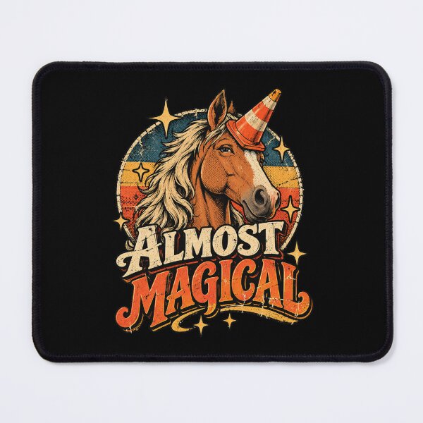 Item preview, Almost Magical Funny Unicorn Humor designed and sold by DarkRelicStudio.