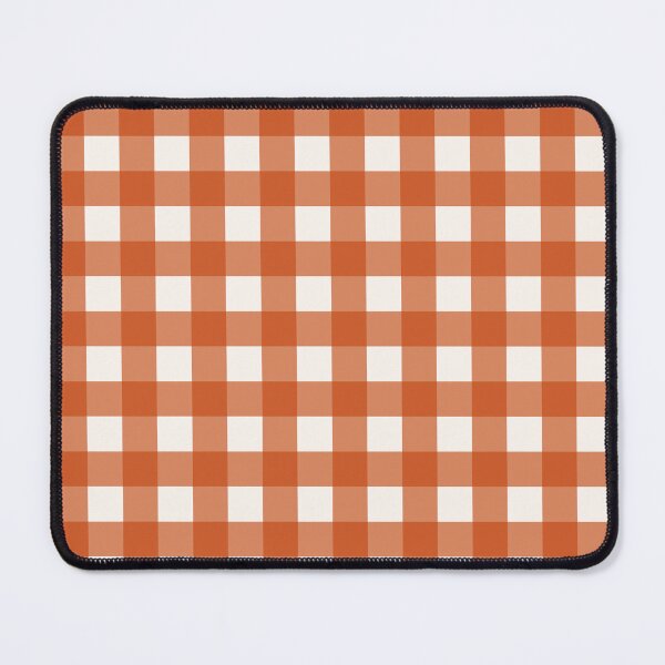 Item preview, Retro Orange Gingham Checkered Pattern designed and sold by jianina-alondra.
