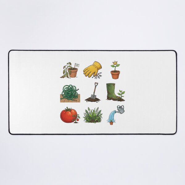 Item preview, Funny Plant Parent Struggles Black Thumb Gardening Sticker Pack designed and sold by mood-draftsman.