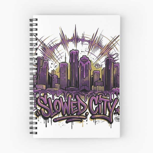 Item preview, Slowed City — Houston Skyline Graffiti designed and sold by hamza19911991.