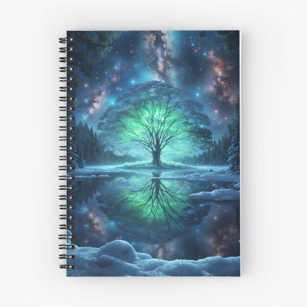 Item preview, Glowing Sunset Tree of Life Twin Moons Fantasy Art designed and sold by Pyt27.