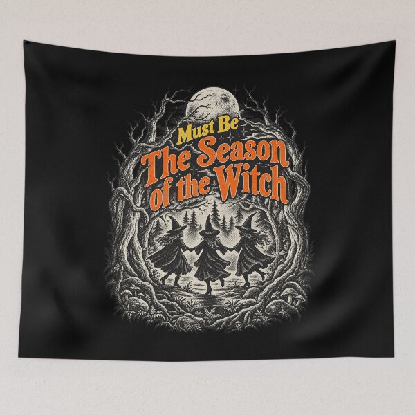 Item preview, Must Be The Season Of The Witch Vintage Gothic Halloween Design designed and sold by luffyShop1.