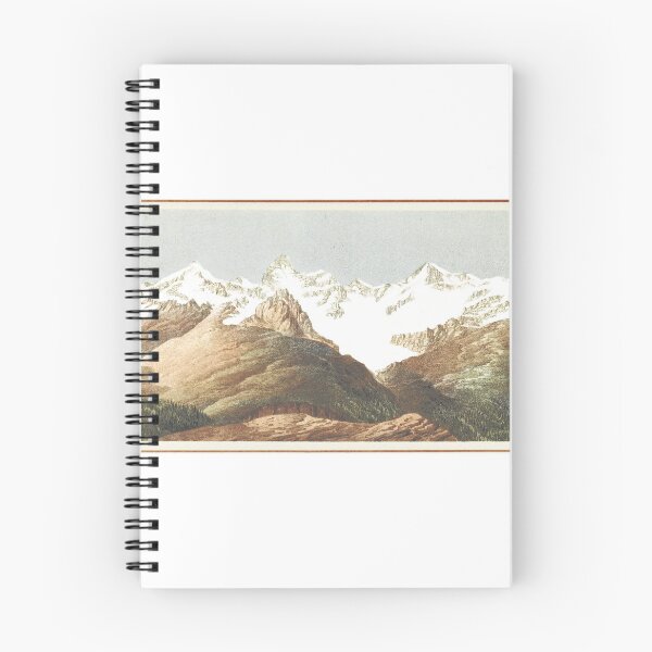 Item preview, Vintage Mountain Peak Lithograph Art designed and sold by Antique Science Press.
