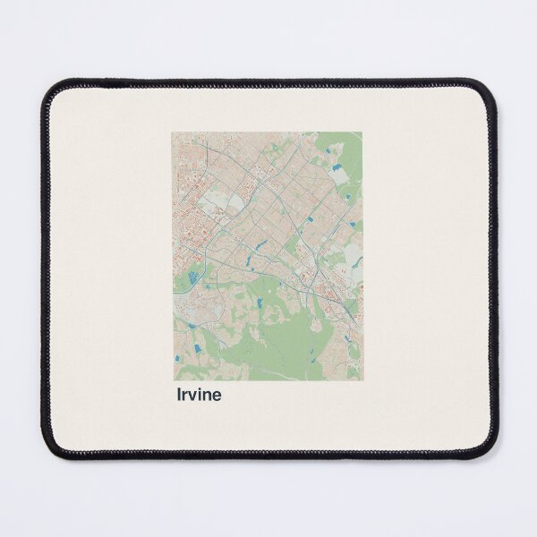 Item preview, Irvine Minimalistic Map Art designed and sold by MapsNerd.