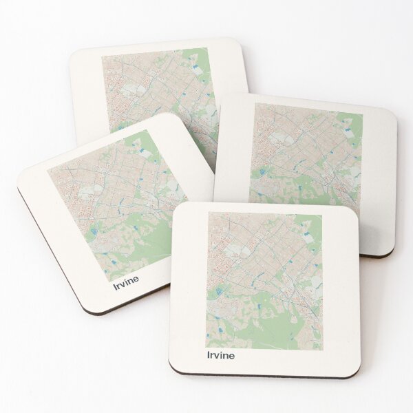 Item preview, Irvine Minimalistic Map Art designed and sold by MapsNerd.