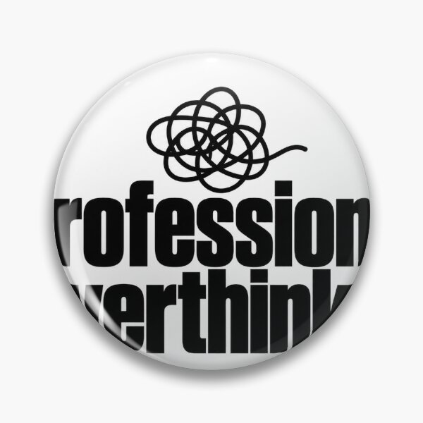 Item preview, Professional Overthinker Scribble Text designed and sold by Alphakenon.