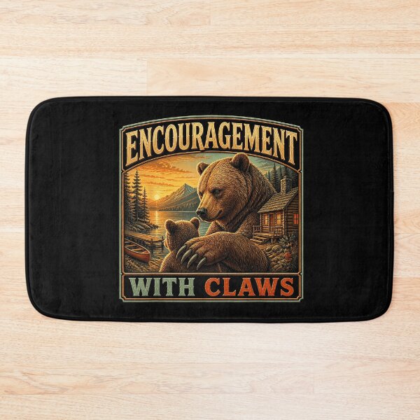 Item preview, Encouragement With Claws Vintage Bear Wilderness designed and sold by NoeValdric.