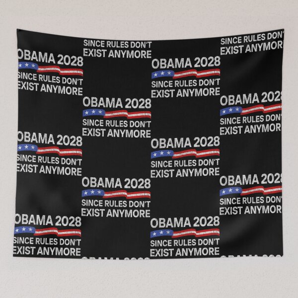 Item preview, Obama 2028 Since Rules Don't Exist Anymore Political Satire designed and sold by thefirstbroo.