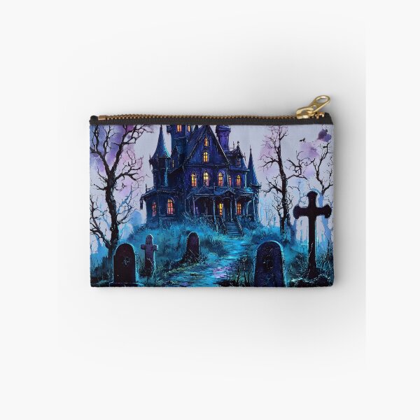 Item preview, Haunted House Halloween Cemetery designed and sold by Instant Printing.