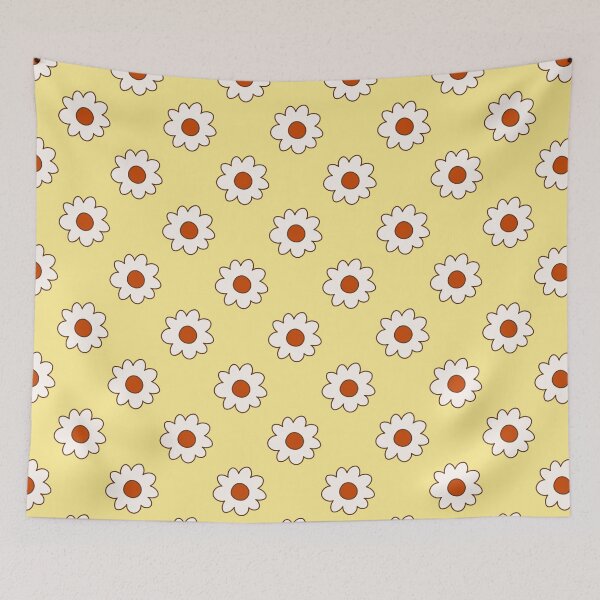 Item preview, Retro Daisy Floral Pattern designed and sold by jianina-alondra.