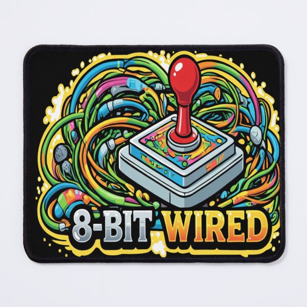 Item preview, 8-Bit Wired Retro Joystick Vintage Gaming Aesthetic designed and sold by FABIOLA1970.