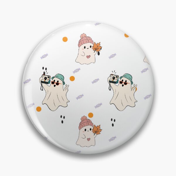 Item preview, Cute Spooky Ghosts Fall and Halloween Pattern designed and sold by Tee-Pulse.