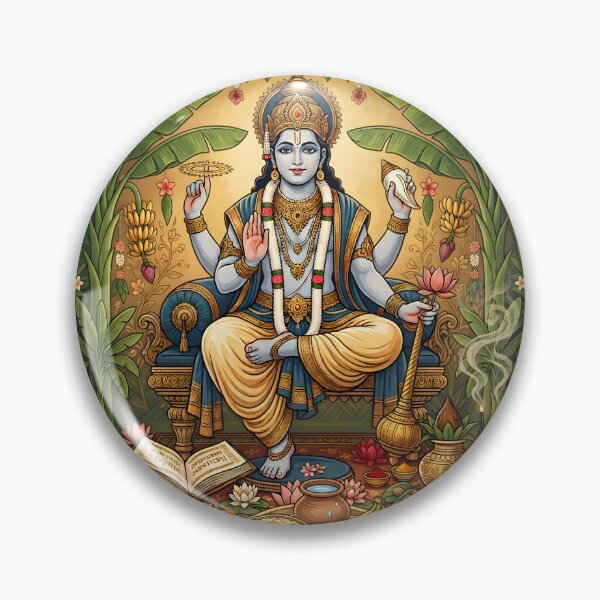 Item preview, Satyanarayana Katha Devotional Hindu Art designed and sold by hutofdesigns.