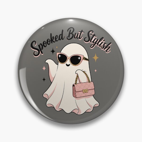Item preview, Spooked But Stylish Shirt, Comfort Colors® Fashionista Ghost Tee, Funny Halloween Fashion Lover Graphic designed and sold by TshirtsLabs.