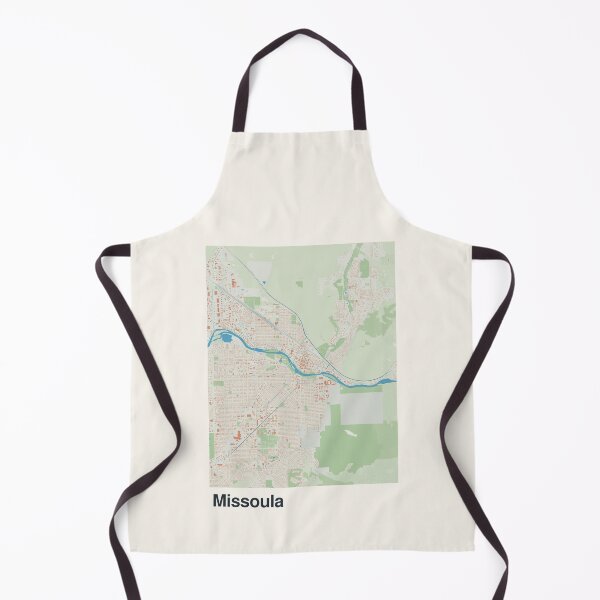 Item preview, Missoula Minimalistic Map Art designed and sold by MapsNerd.