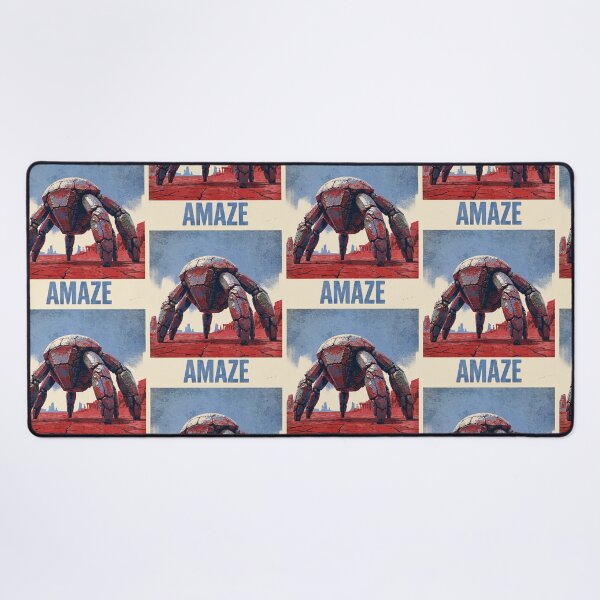 Item preview, AMAZE — Cosmic Sentinel Retro Propaganda Graphic designed and sold by HexOne.
