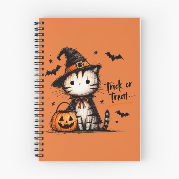 Item preview, Trick or Treat - Cute Witch Tabby Cat Halloween designed and sold by AnyGil.