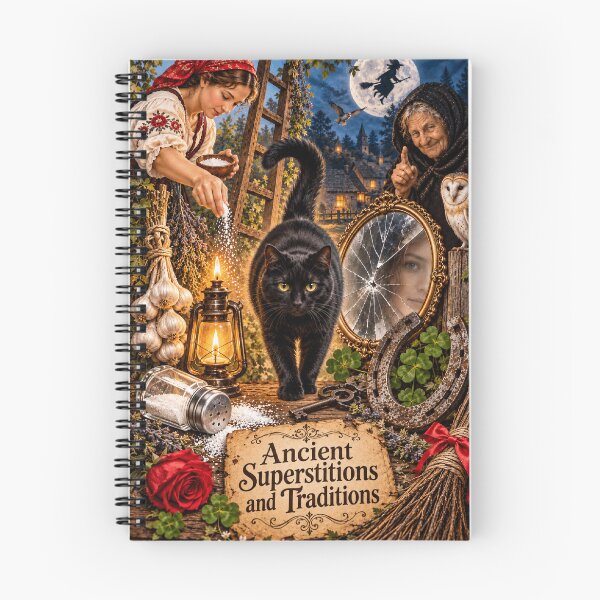 Item preview, Ancient Superstitions Traditions - Mystical Folk Heritage designed and sold by CzipipitoStudio.
