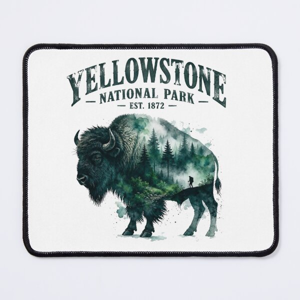 Item preview, YellowStone National Park. American Bison. designed and sold by Birdie and Flynn.