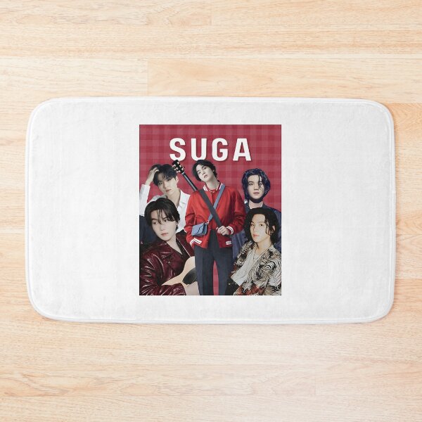 Item preview, Min Yoongi Inspired Red and White Aesthetic Kpop Fan Art Design designed and sold by SpaceWaifu.