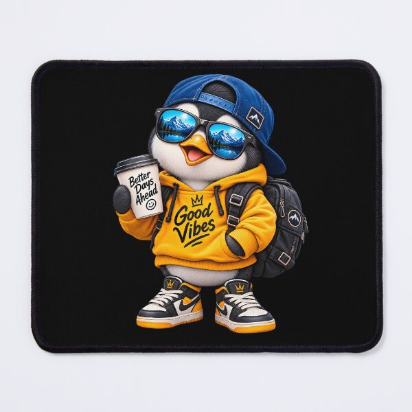Item preview, Cool Penguin Good Vibes Streetwear designed and sold by Nixora.
