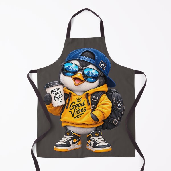 Item preview, Cool Penguin Good Vibes Streetwear designed and sold by Nixora.