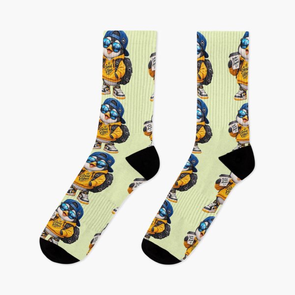 Item preview, Cool Penguin Good Vibes Streetwear designed and sold by Nixora.