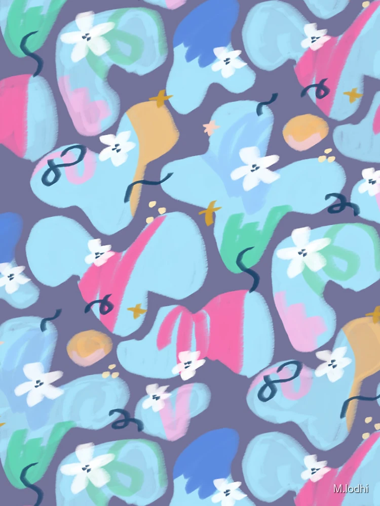 Thumbnail 4 of 4, iPhone Case, Abstract flower pattern designed and sold by M.lodhi.