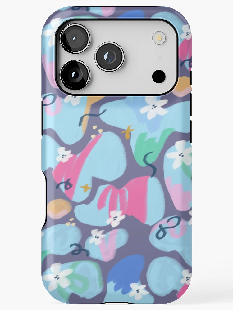 Thumbnail 1 of 4, iPhone Case, Abstract flower pattern designed and sold by M.lodhi.