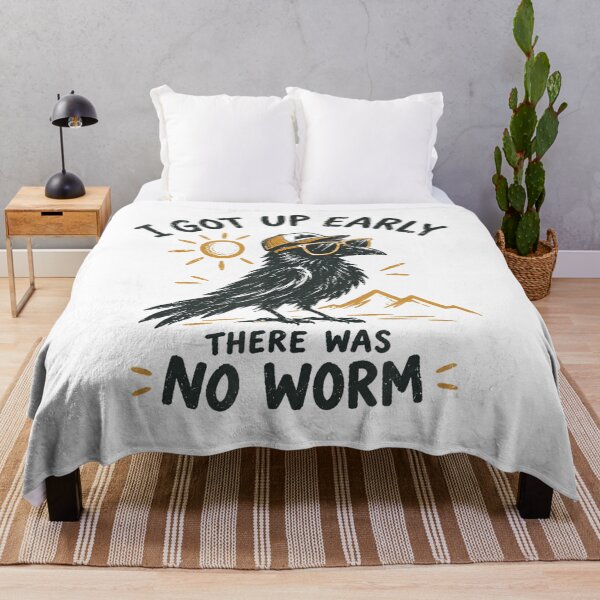 Item preview, I Got Up Early Funny Raven Joke designed and sold by NoeValdric.