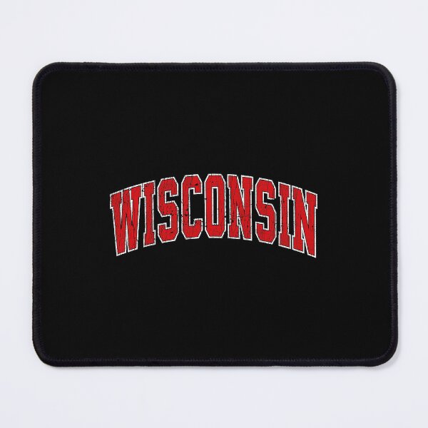 Item preview, Wisconsin Vintage Distressed Varsity Arch Lettering Retro State Pride designed and sold by thefirstbroo.