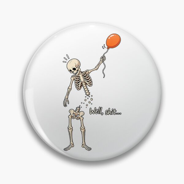 Item preview, Skeleton Balloon Well Funny Halloween Skeleton Men Women designed and sold by serialcarachts.