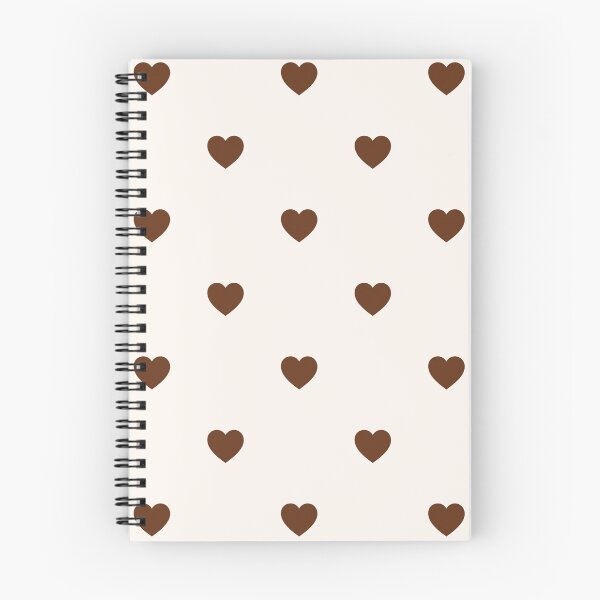 Item preview, Minimalist Brown Heart Pattern designed and sold by jianina-alondra.