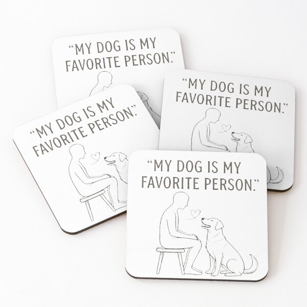 Item preview, My Dog Is My Favorite Person Dog Lover designed and sold by Clintora.