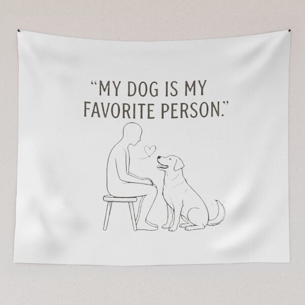 Item preview, My Dog Is My Favorite Person Dog Lover designed and sold by Clintora.