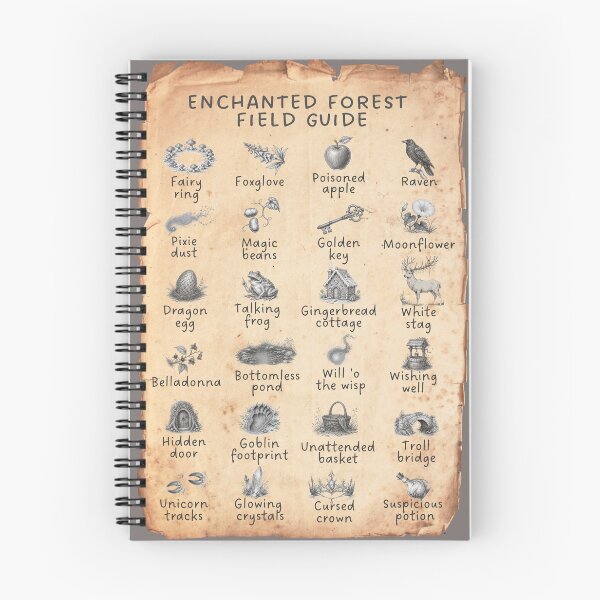 Item preview, Enchanted Forest Field Guide designed and sold by Reverie & Roses.
