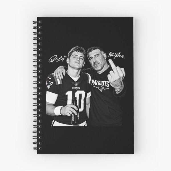 Item preview, Drake Maye Mike Vrabel Middle Finger designed and sold by moabeArtistic.