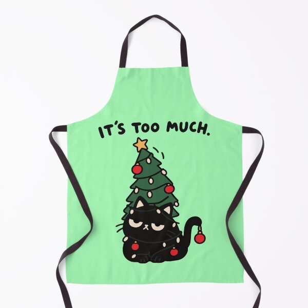 Item preview, Funny Grumpy Black Cat Holiday Design designed and sold by MewMade.
