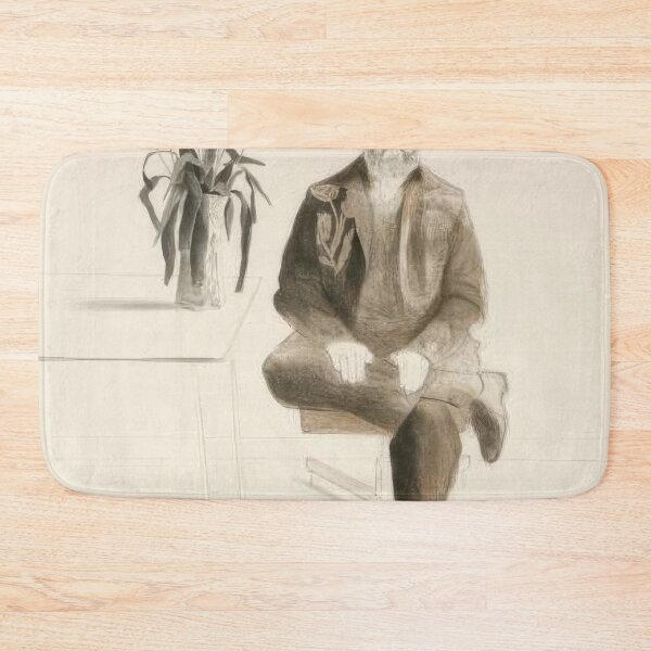Item preview, David Hockney -  Henry Seated With Tulips - Signed Print by David Hockney undefinedr designed and sold by LILLIANSTRANGEy.