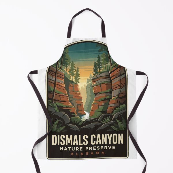Item preview, Dismals Canyon Alabama Nature Preserve Vintage Travel Sticker designed and sold by DetourDgn.