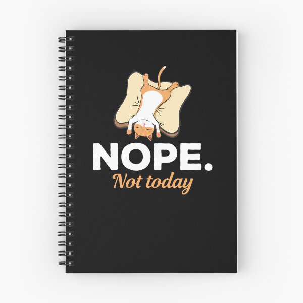Item preview, Nope Not Today Sleeping Cat designed and sold by MarenEckert.