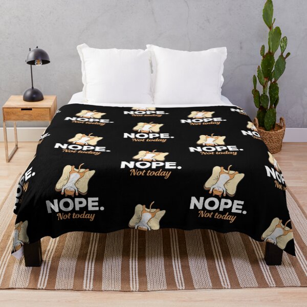 Item preview, Nope Not Today Sleeping Cat designed and sold by MarenEckert.