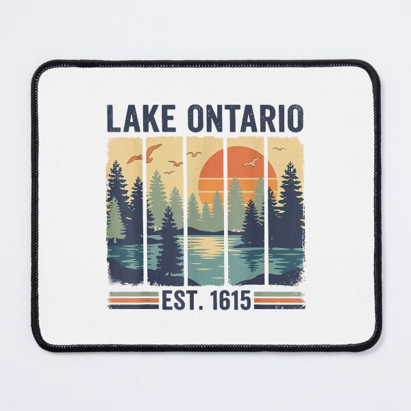 Item preview, Lake Ontario EST. 1615 Vintage Sunset Landscape Great Lakes Nature designed and sold by OddPopARt.